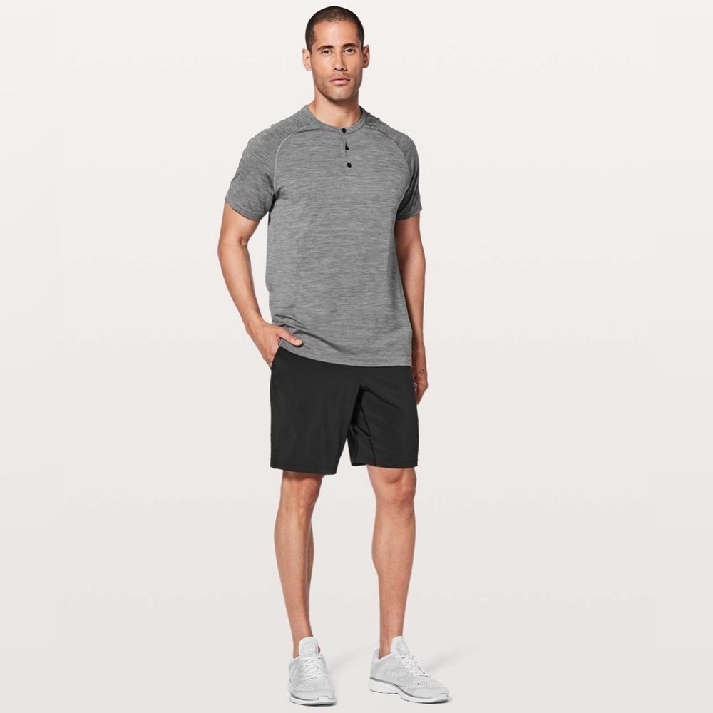 Lululemon T.H.E. Short *Linerless 9", Black, Size M